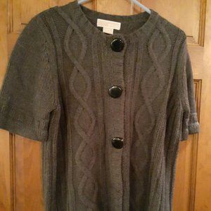 Michael Kors grey petite medium P M sweater